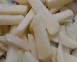 A picture of step 1 of French fries Pakora.
