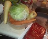 A picture of step 1 of Jigg's Dinner (Ohio Style).