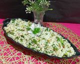 A picture of step 4 of Herbed Spring Onion Fried Rice.