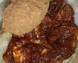 A picture of step 1 of Beef skewers.
