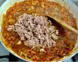 Foto del paso 5 de la receta: Salsa de tomates nutritiva con champiñones y atún