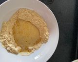 A picture of step 3 of Roasted Gram Ladoo.