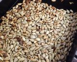 A picture of step 3 of Turnip Greens Salad with Toasted Sunflower Seeds.