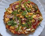 এগ ব্রেড পিজ্জা (Egg bread pizza recipe in Bengali) রেসিপি ধাপ - 8 ছবি
