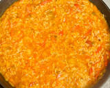 A picture of step 5 of Baked Cod with Salsa and Rice.