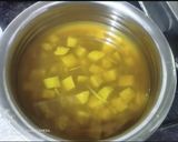 A picture of step 3 of Green Moong Soup.