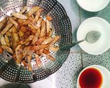 Hình bước làm 3 của món Khoai môn chiên nước mắm