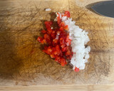 Foto del paso 1 de la receta: Pimiento asado relleno de atún y huevo en freidora de aire