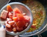 A picture of step 3 of Veg student biryani.