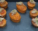Foto del paso 9 de la receta Pastel de papas y pimiento rojo con atún