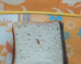 A picture of step 2 of Malai butter with tomato sandwich.