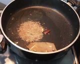 A picture of step 3 of Rajma Biryani.