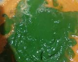 A picture of step 5 of Palak paneer.