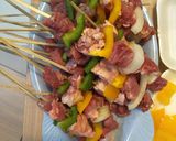 Foto langkah ke 1 dari resep Sate Bbq sapi simple ala Those.