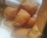 A picture of step 6 of Mandazi's.