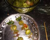 A picture of step 3 of Aloo hariyali tikka.