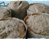 Foto del paso 8 de la receta: Pan dulce vegano individual con almendras y pasas de uva 🍇
