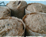 Foto del paso 8 de la receta: Pan dulce vegano individual con almendras y pasas de uva 🍇