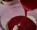 A picture of step 2 of Red Velvet Pancakes with Nutella.