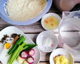 Gambar langkah 1 resipi Nasi Kuning Utara.