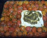 Une image de l'étape 3 de Pâtes aux Tomates cerises feta pesto.