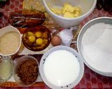 Foto langkah ke 1 dari resep Cake Rempah Gula Aren Kukus.