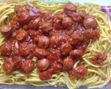 Foto del paso 5 de la receta: Tallarines con salsa de pancho👌