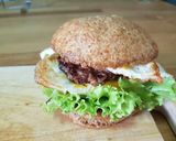 รูปขั้นตอนการทำที่ 3 ของ Pork Flaxseed Burger Keto
