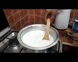 A picture of step 5 of Chawal ki kheer or Rice pudding.
