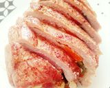 Foto del paso 4 de la receta: Carne de cerdo al horno con chorizo Santarrosano y verduras