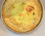 A picture of step 11 of Curried cauliflower cheese filo pie.