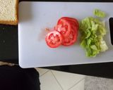 A picture of step 3 of Ham sandwich #authormarathon#.