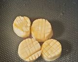 Hình bước làm 2 của món Chân nấm đùi gà áp chảo (món chay)