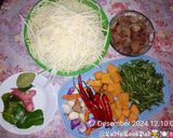 Foto langkah ke 1 dari resep Lontong Sayur Buah Pepaya.