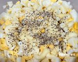 A picture of step 9 of Corn, Tuna, and Egg Salad Sandwich.