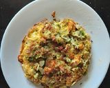 A picture of step 2 of Spanish omelet.