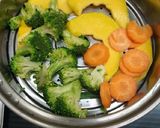รูปขั้นตอนการทำที่ 1 ของ ออมเล็ตสีสัน (Colored Omelette)