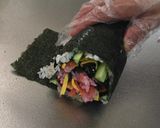 A picture of step 17 of Rose Sushi Roll.