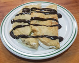 Foto del paso 3 de la receta: Crepas dulces de avena con kiwi y chocolate