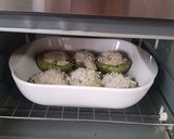 Foto del paso 4 de la receta: Chayotes rellenos con rajas y amaranto