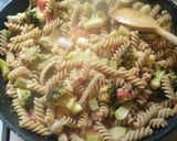 A picture of step 6 of Broccoli Sausage Whole-Wheat Pasta.