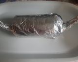 Baconbe göngyölt aszaltszilvás csirkemellrolád recept fázis 4 fotója