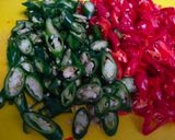 Foto langkah ke 3 dari resep Oseng Paru Pelangi.