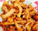Hình bước làm 3 của món Sườn lát chiên cà ri (món chay)