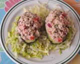Foto del paso 4 de la receta: Aguacate relleno de atún