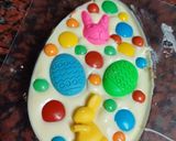 Foto del paso 3 de la receta: Huevo de Pascua plano y relleno con dulce de leche
