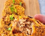 Foto del paso 7 de la receta: Croquetas de queso de cabra, cebolla y nueces {sin horno}