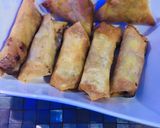 A picture of step 9 of Spring chicken veg roll.