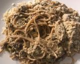 Foto del paso 2 de la receta: Spaghetti con paté de faisán y habitas baby