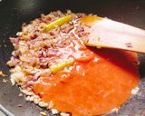 A picture of step 3 of Amritsari Chole kulcha.